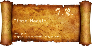 Tisza Margit névjegykártya